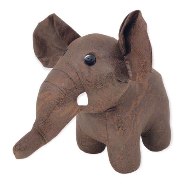 elefante mamut de peluche café