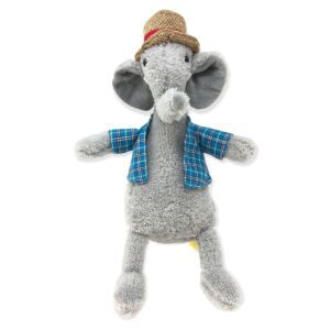 elefante rato de peluche camisa azul