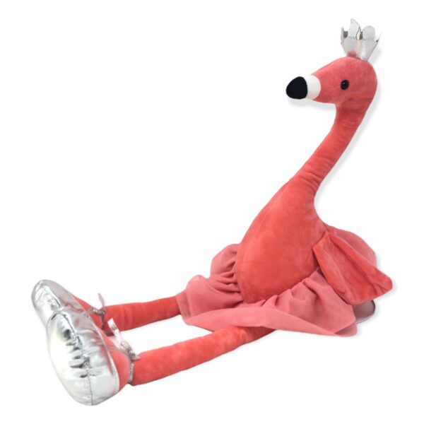 flamenco de peluche grande