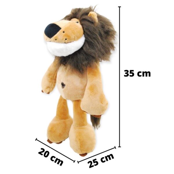 león de peluche melena negra 2