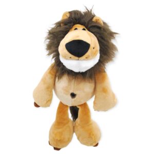 león de peluche melena negra