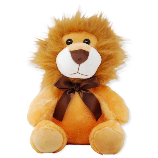 leon de peluche naranja