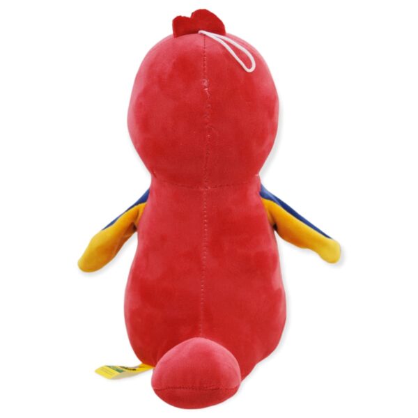 loro de peluche rojo 3