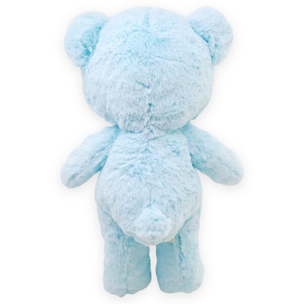 oso de peluche azul grande con moño 4