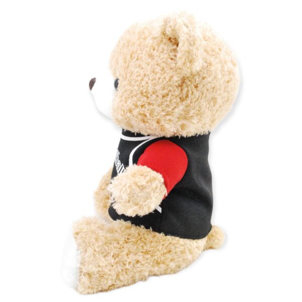 oso de peluche café playera negra 3