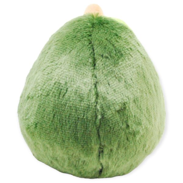 peluche con figura de aguacate parte trasera