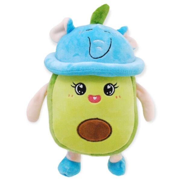 Peluche de aguacate con gorra