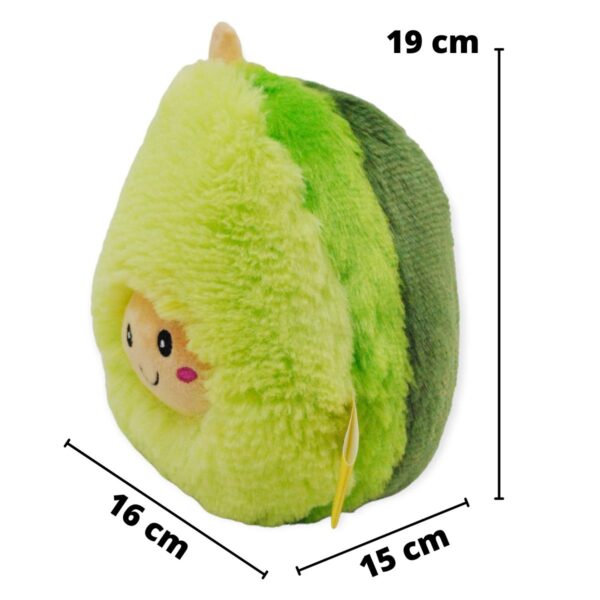 Peluche de aguacate figura medidas