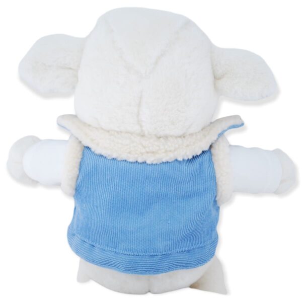 peluche de borrego con chaleco azul 4