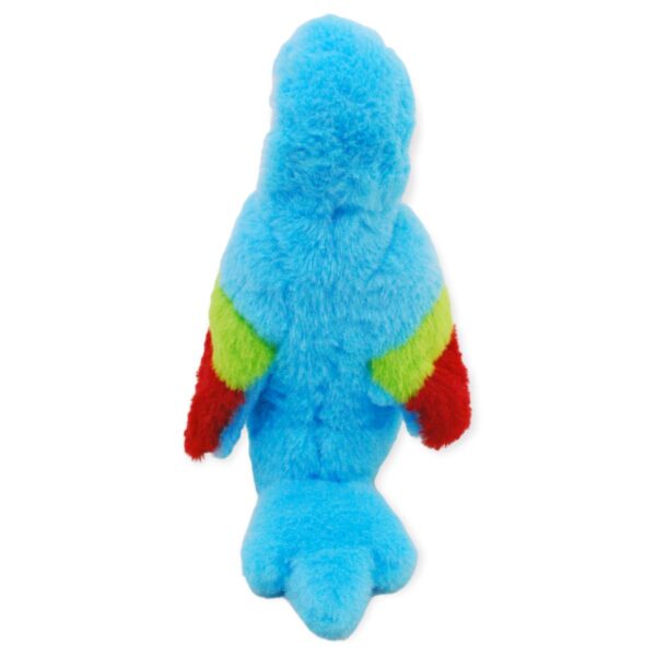 peluche de perico azul 23 cm 4