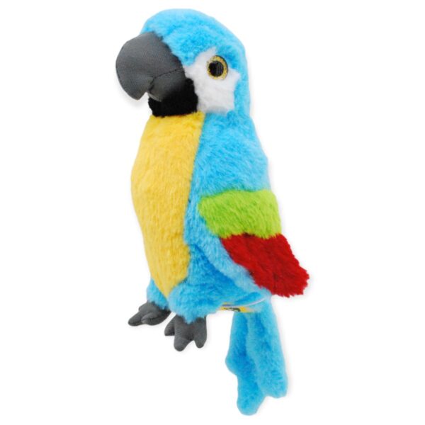 peluche de perico azul 23 cm