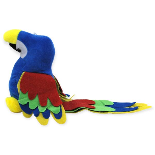 peluche de perico azul 3