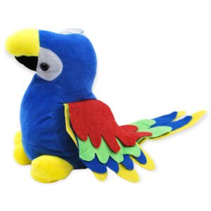 peluche de perico azul