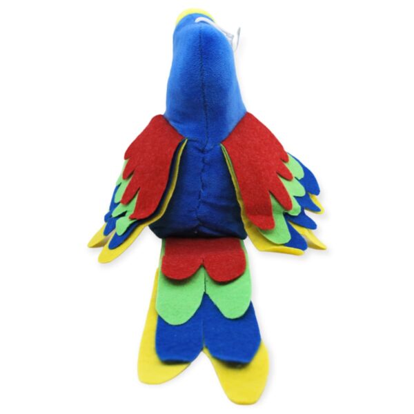 peluche de perico azul 4