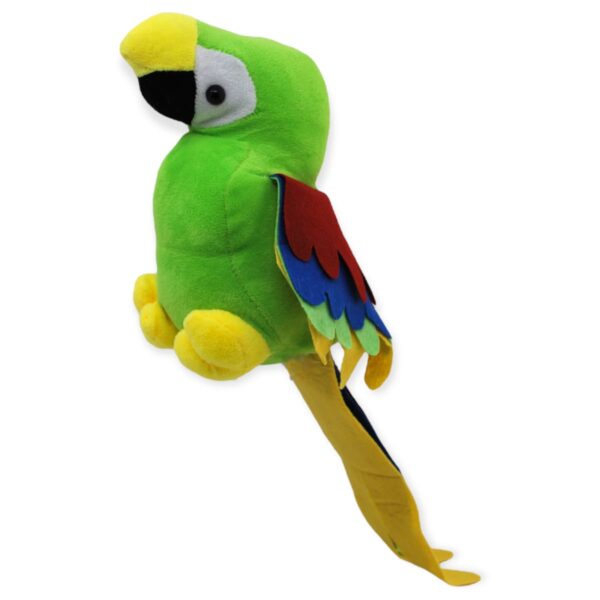 peluche de perico verde 2