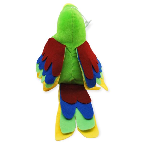 peluche de perico verde 4