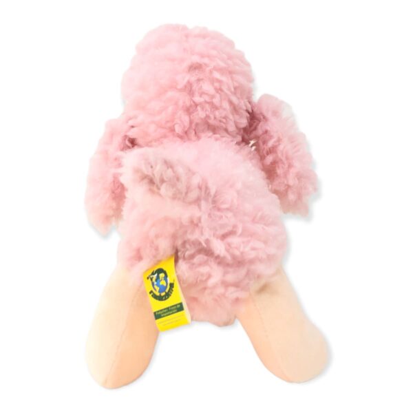 peluche de perro poodle rosa 4