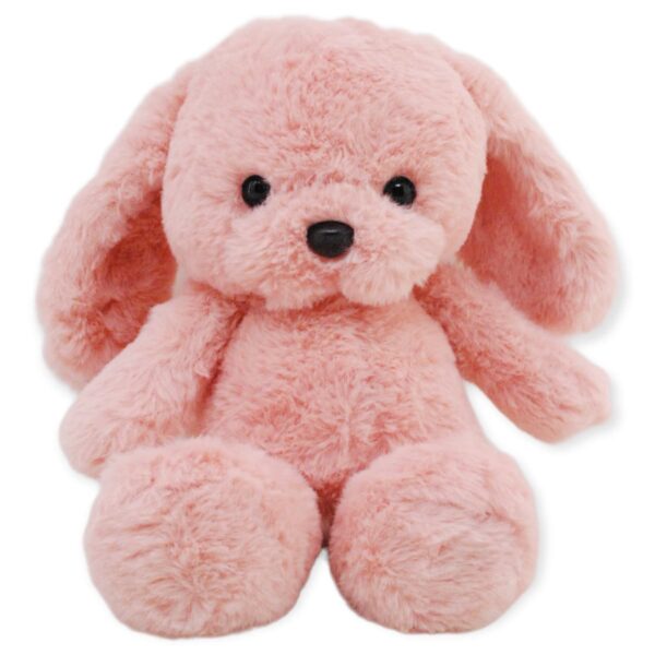 peluche de perro rosa