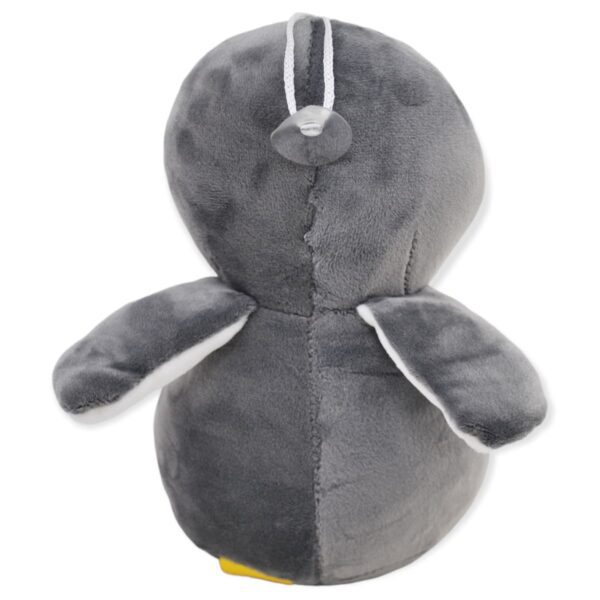 peluche de pinguino gris 4