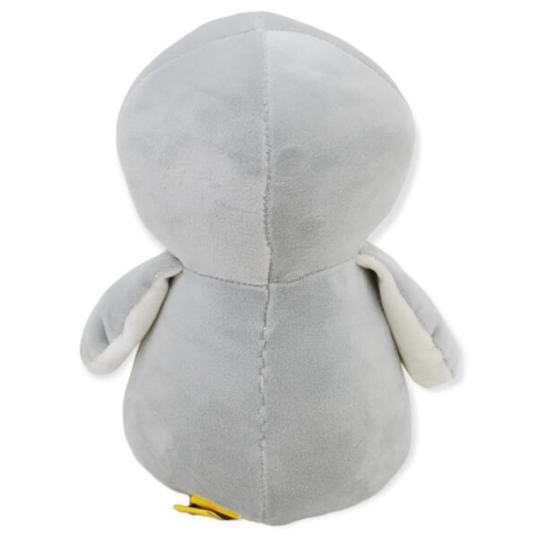 peluche de pinguino gris i love you 4