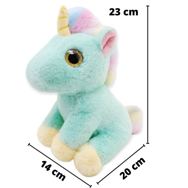 peluche de unicornio azul 2