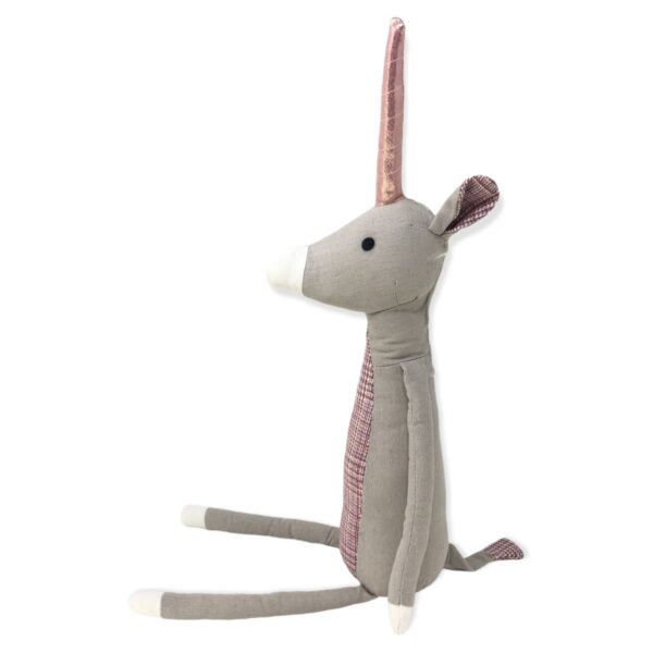 peluche de unicornio raton rosa 3