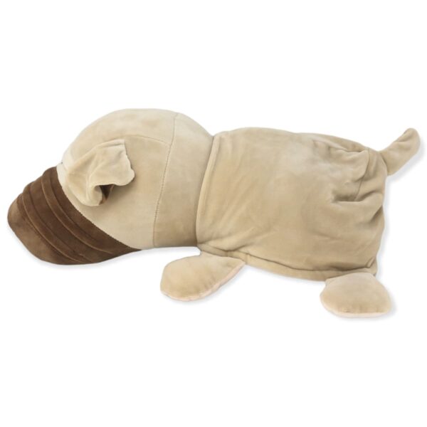 peluche de pug beige