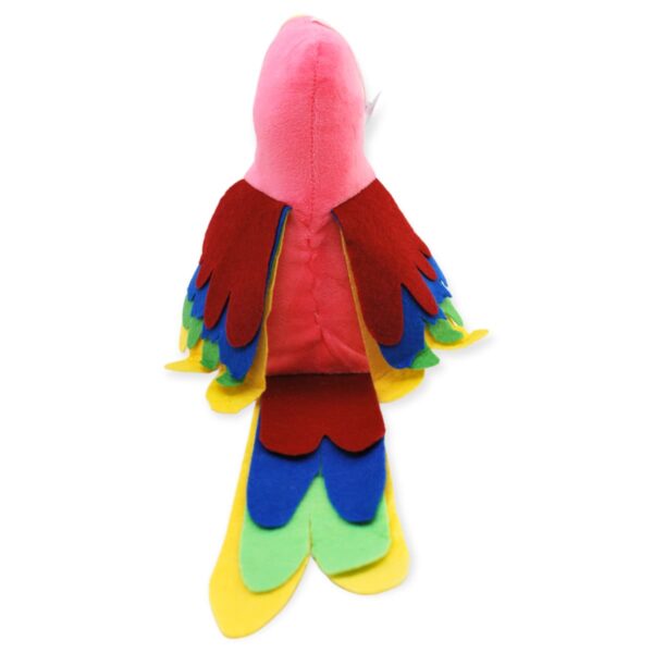 perico de peluche rosa 4