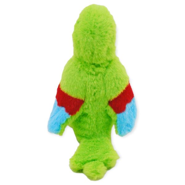 perico de peluche verde 23 cm 4