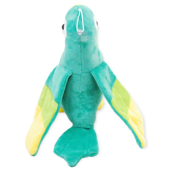 perico de peluche verde 3