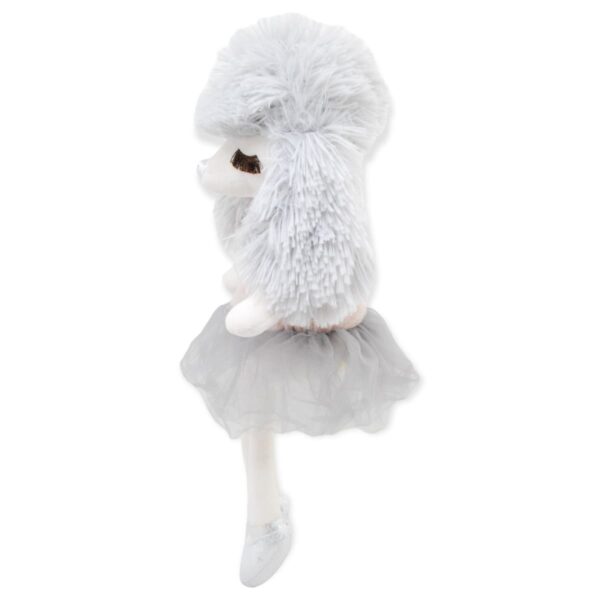 perrita de peluche gris 3