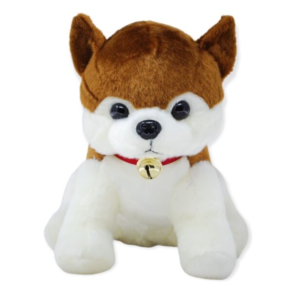 perro de peluche café husky 3