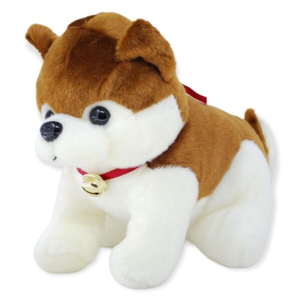 perro de peluche café husky