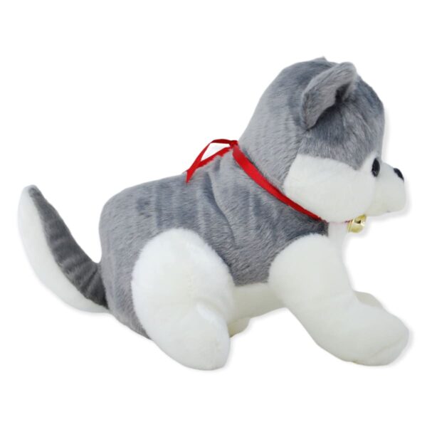 perro de peluche gris husky 3