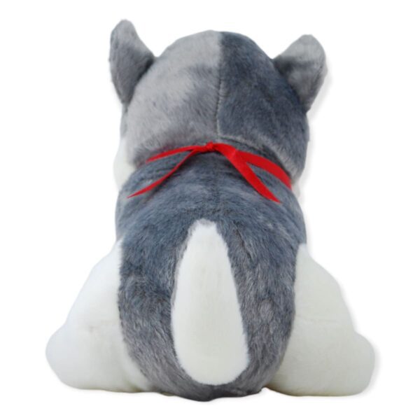 perro de peluche gris husky 4