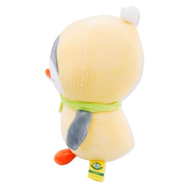 pinguino de peluche amarillo con bufanda 3