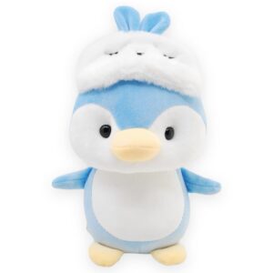 pinguino de peluche azul 24 cm