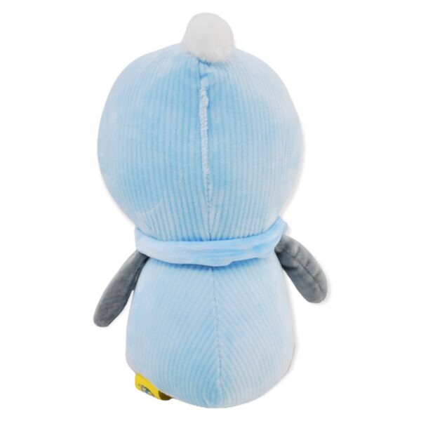 pinguino de peluche azul bufanda azul claro 4