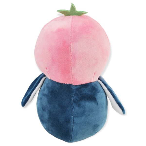 pinguino de peluche azul gorro rosa 4