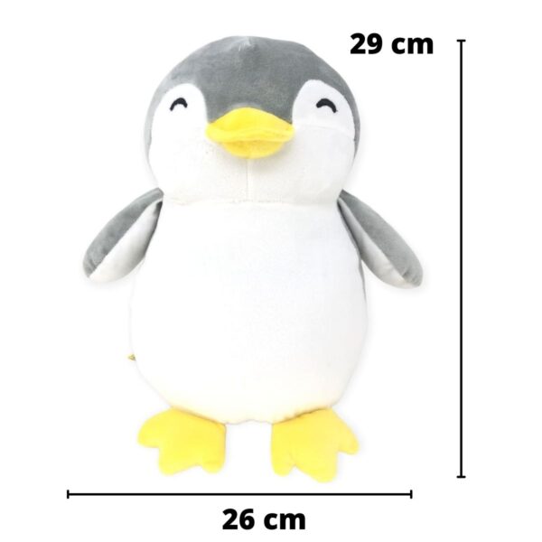 pinguino de peluche color gris 2