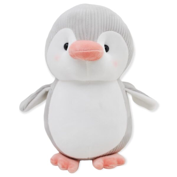 pinguino de peluche gris 29 cm