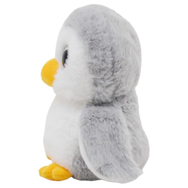 pinguino de peluche gris ojos grandes 3