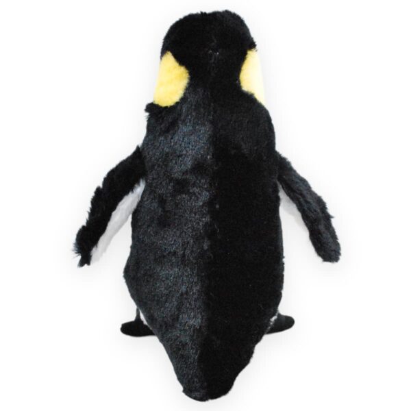 pinguino de peluche realista negro 3