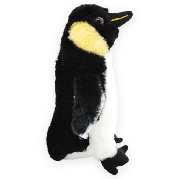 pinguino de peluche realista negro 4