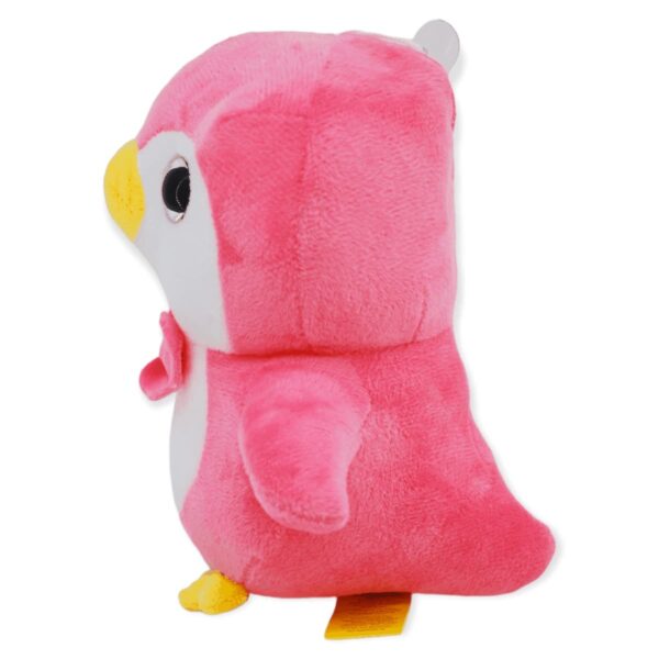 pinguino de peluche rosa 19 cm 3