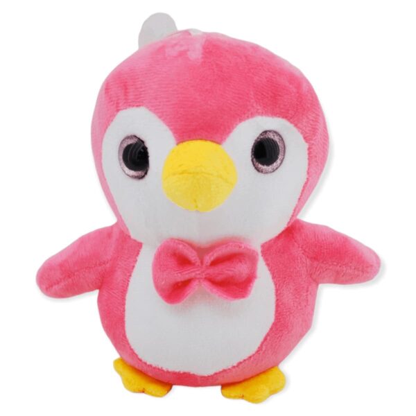 pinguino de peluche rosa 19 cm