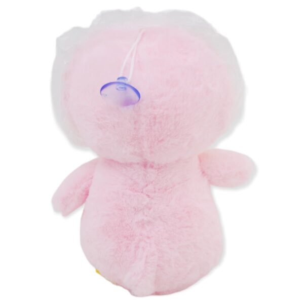 pinguino de peluche rosa 24 cm 4