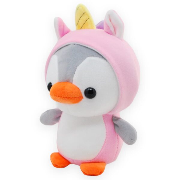 pinguino unicornio peluche rosa 2