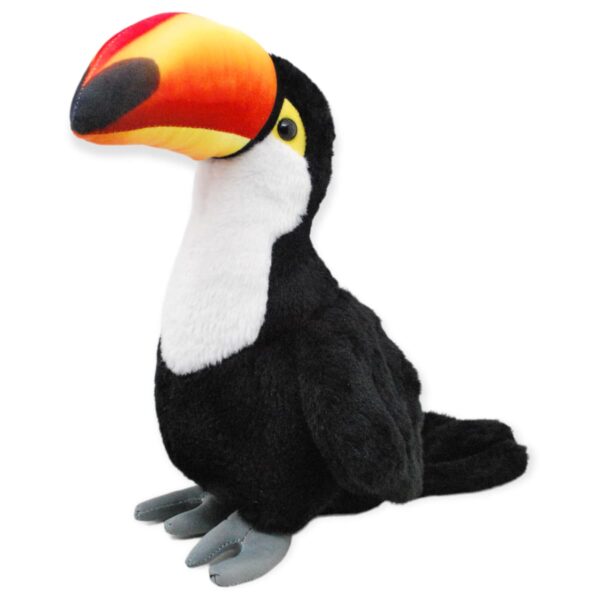 tucan de peluche 30 cm