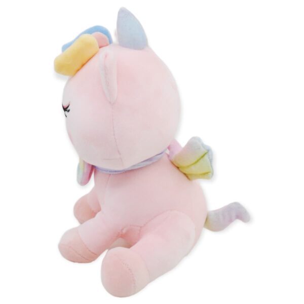 unicorni de peluche rosa cuerno azul 3